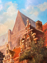 Marius J.H. Jansen Original "Seeing Of Haarlem In Holland" Oil Painting w/CoA