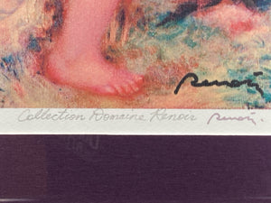 Collection Domaie Renoir "Nude Drying Foot" Giclee Print W/CoA 1/375, Framed