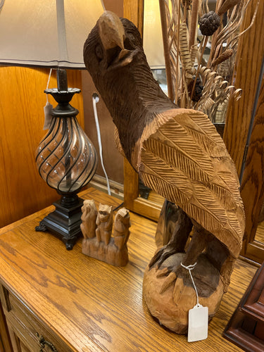 Hand Carved Walnut Eagle