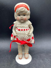 Vintage Japanese Dollhouse Miniature Bisque Girl Doll