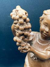 Kunstgewerbe Drechslerei Wooden Folk Art Wine Maker Figire - view 3