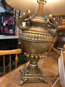 Gold/Silver Urn Style Lamp