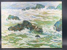 Original 20x26" "La Tempete" Painting By Patrick Marie - view 2