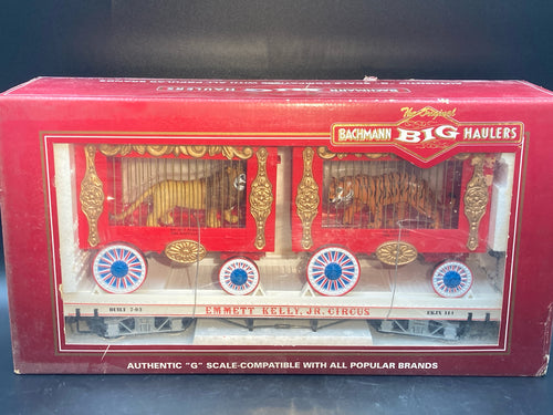 Bachmann Big Haulers G Scale Lion and Tiger Cage Car 98371
