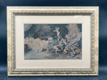 Antique Francesco Vinea "Un Reve D'Amour" Hand Colored Lithograph