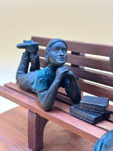 "Golden Moments" Bronze Statue