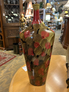 Gold and Rose Ceramic Vase