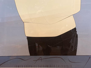 Patrick Nagel Commemorative No. 8 "Yellow Sweater" Serigraph, Framed