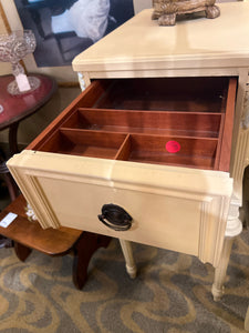 Vintage Vanity With Mirror and Stool