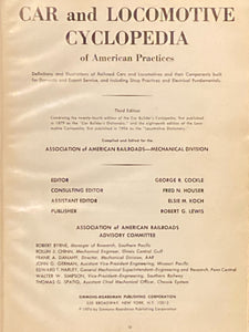Car and Locomotive Cyclopedia of American Practices Centennial Edition | George R. Cockle (1974, Simmons-Boardman Publishing Corporation, Third Edition)