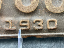 Antique 1930 Connecticut License Plate