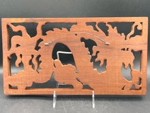 13" Chinese Camphor Wood Dragon Carving