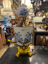 Blue and White Russian Electric Samovar (Teapot With Urn)