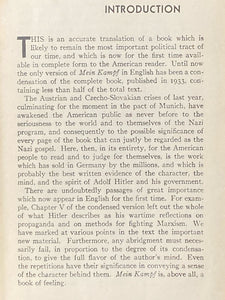 Mein Kampf Complete and Unabridged, Fully Annotated | Adolf Hitler (1939, Reynal &amp; Hitchcock, First Edition)