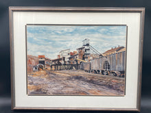 Original Lou Riffe Signed Watercolor Painting, Framed