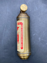 Vintage Merlite Industries Presto Brass Mini Fire Extinguisher w/ Box