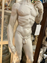 Resin David Statue on Base
