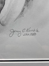 Jancy C. Kunkle Signed Limited Edition Mother & Child Framed Lithograph