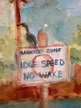 Karlene McConnell Signed Limited Edition "No Wake Zone" Giclee Print W/ CoA