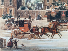 James Pollard "Approach To Christmas" Art Print, Framed
