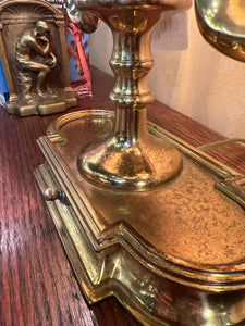 Brass Bouillotte Desk Lamp