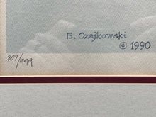 Edmund Czajkowski Signed â€˜Flaming Warriorâ€™ Lithograph