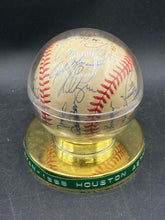 1986 Houston Astros Team Signed Baseball W/ Nolan Ryan and Yogi Berra Signatures