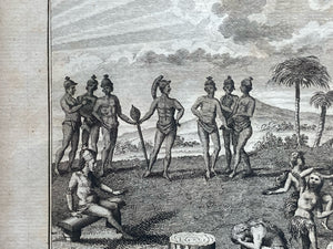 Antique J. Lodge 1778 People Of Florida Print