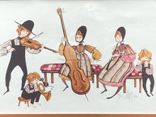 Patricia Buckley Moss Signed "Amish Quintet" Limited Edition Print, Framed