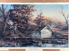 Terry Redlin Signed Open Edition "Autumn Shoreline" Print, Framed - view 2