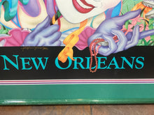 Michael Hunt Signed Andrea Mistretti Mardi Gras 1991 Poster, Framed