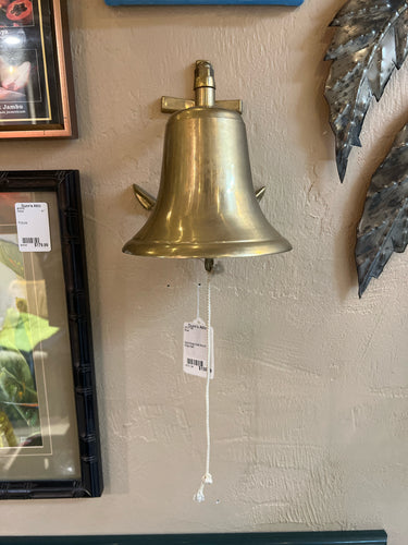 Solid Brass Wall Mount Ships Bell