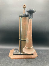 Antique Swedish TYFON Brass Hand Pump Maritime Fog Horn, Tested