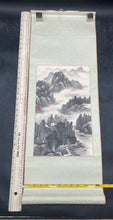 Shi Feng Signed East Asian Sumi-e Ink Painting Wall Scroll