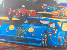 Framed Barry Rowe Memorial Elkhart Lake Race Poster