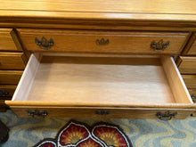 Light Wood Dresser With Triple Mirror