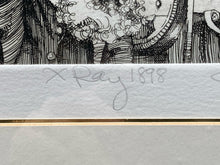 Charles Bragg Signed "X-Ray 1898" Framed Artist Proof Print