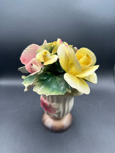 Capodimonte Floral Vase