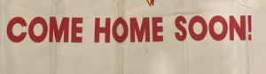 Amvets Operation Desert Storm "Come Home Soon!" 36" x 60" Banner Flag