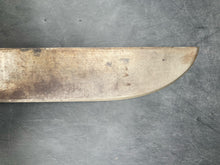 Unmarked 1943 US SWI Machete w/ 1943 Meese Canvas Scabbard