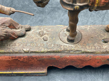 Antique 1879 J.E. Stevens I Always Dis 'Spise A Mule Mechanical Bank, Seated