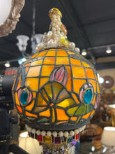 Vintage "Bejeweled" Electric Oil Lamp