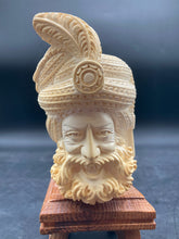 Vintage 28" Multi-Piece Meerschaum Sultan Pipe w/ Stand, Unsmoked