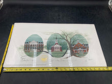 P. Buckley Moss Signed Limited Edition "Hood College Days" Lithograph Unframed