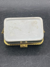 Rochard Limoges Porcelain Tobacco Box W/ Packaging