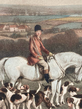 Sir Richard Sutton And The Quorn Hounds Engraving w/ Press Marks - view 4
