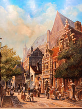 Marius J.H. Jansen Original "Seeing Of Haarlem In Holland" Oil Painting w/CoA