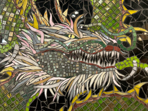 "Green Dragon" Mosaic by Thomas Norto