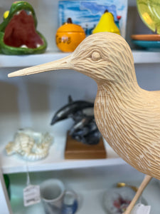 Hand Carved Wood Water bird