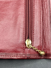 Genuine Ostrich Leather Wallet, Mahogany